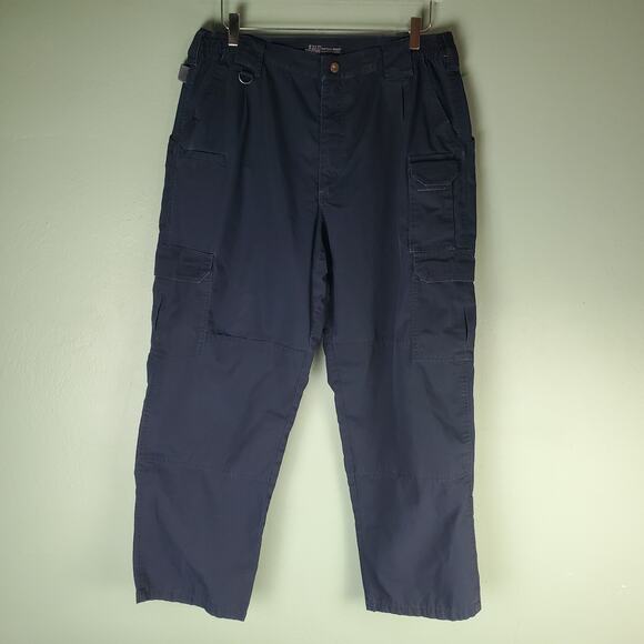 511 Tactical Mens Blue Taclite Pro Tactical Ripstop Cargo Pants Size 38X30 - Picture 1 of 5